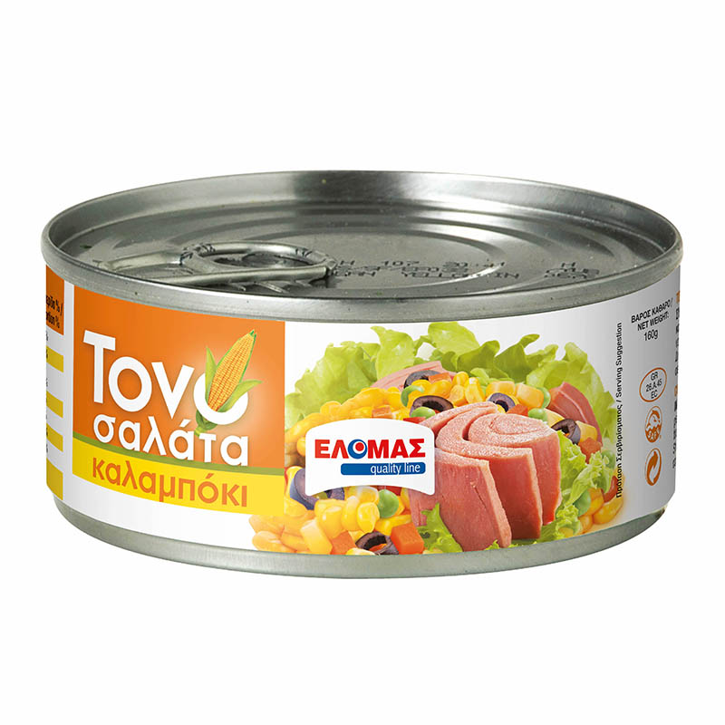 ΕΛΟΜΑΣ Τονοσαλάτα καλαμπόκι 160g
