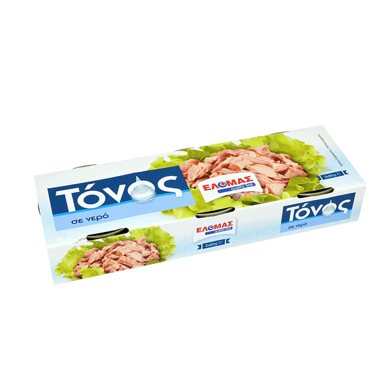 ΕΛΟΜΑΣ Τόνος σε νερό 3x80g