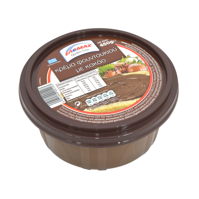 ΕΛΟΜΑΣ Κρέμα φουντουκιού με κακάο 450g
