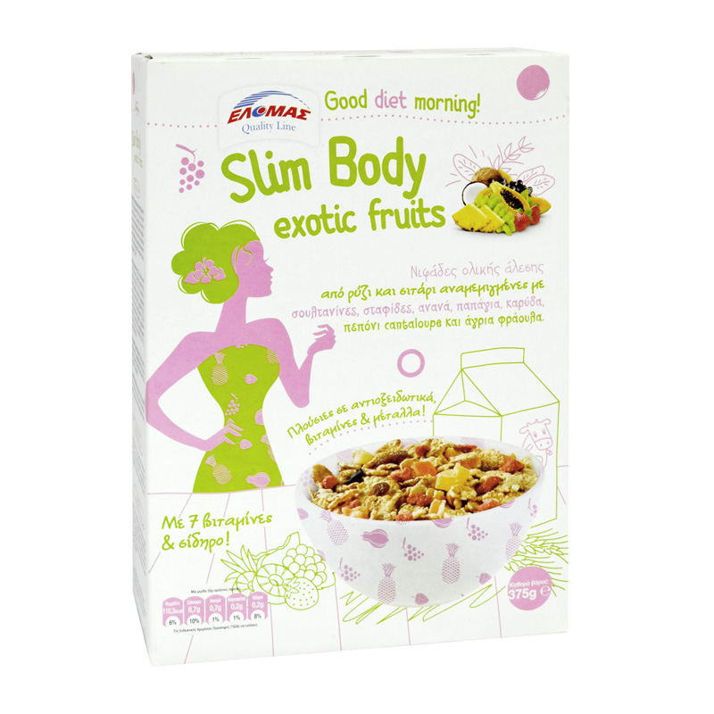 ΕΛΟΜΑΣ Slim Body exotic fruits 375g