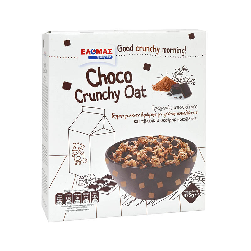 ΕΛΟΜΑΣ Δημητριακά Choco Crunchy Oat 375g