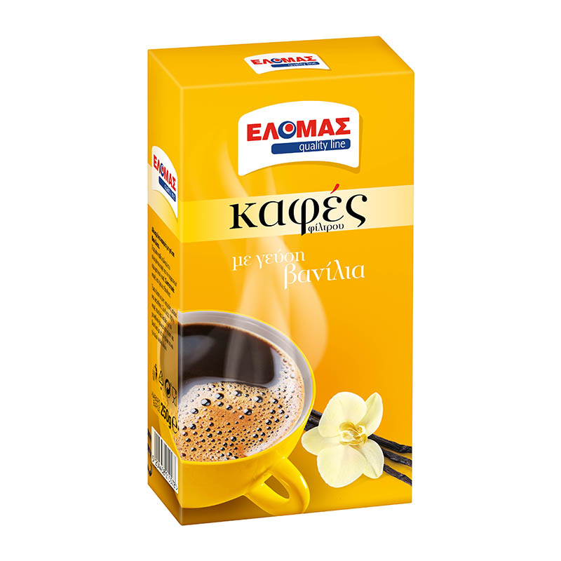 ΕΛΟΜΑΣ Καφές φίλτρου με γεύση βανίλια