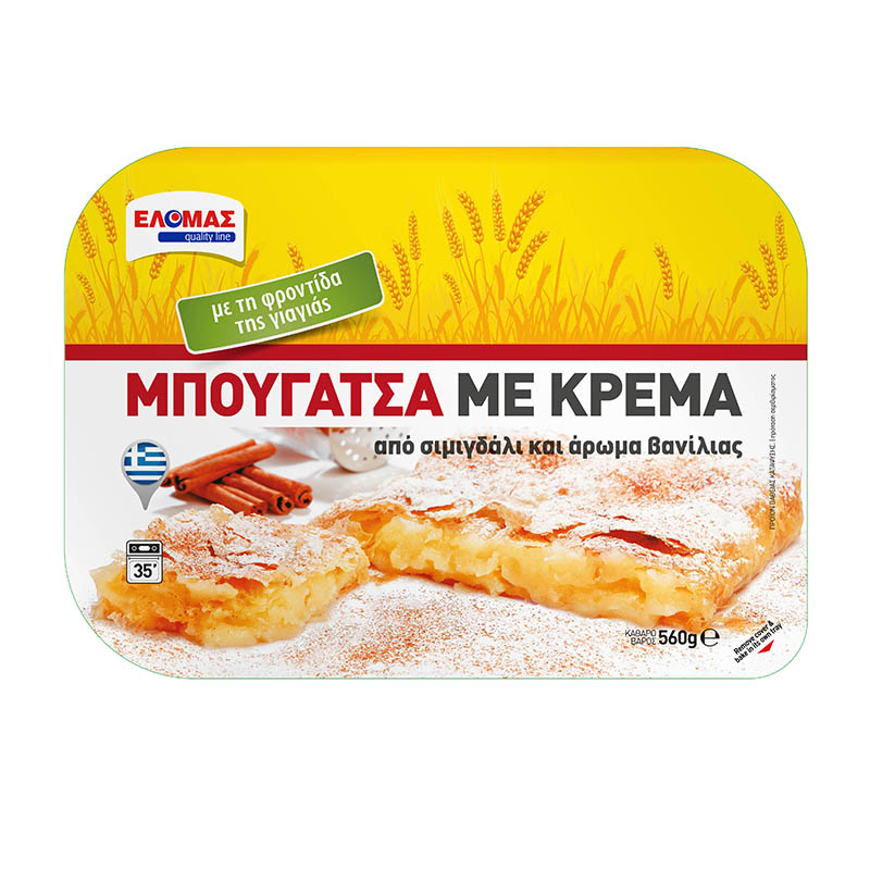 ΕΛΟΜΑΣ Μπουγάτσα με κρέμα 560g