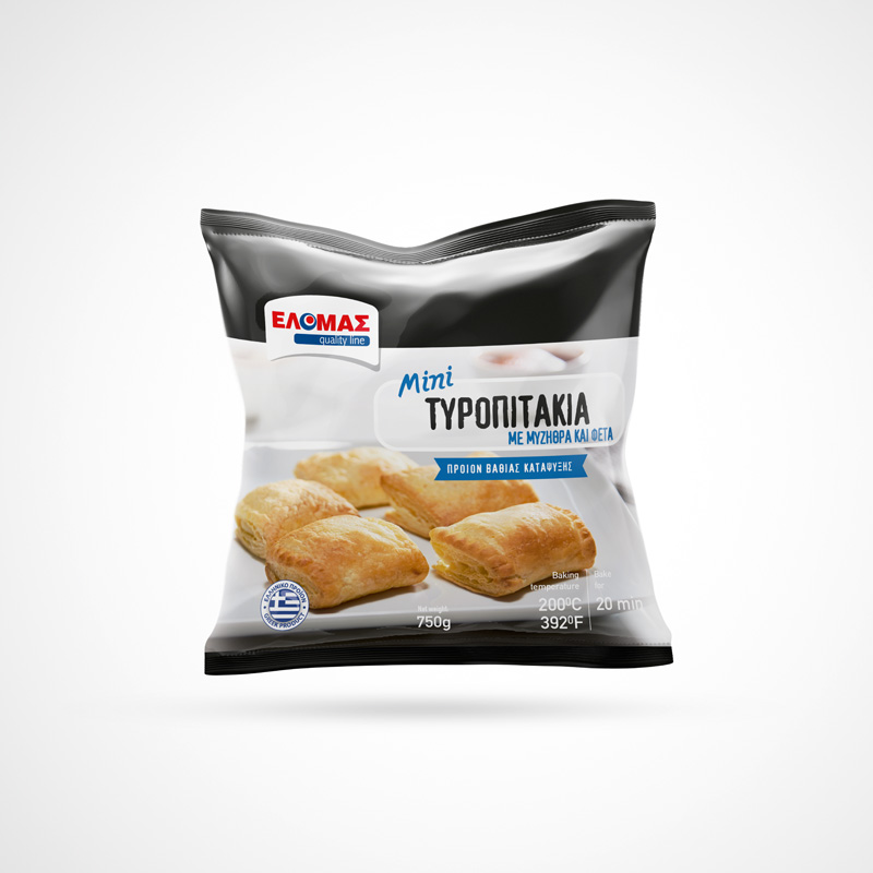ΕΛΟΜΑΣ Τυροπιτάκια με Μυζήθρα και Φέτα 800g