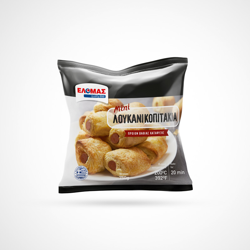 ΕΛΟΜΑΣ Λουκανικοπιτάκια 800g