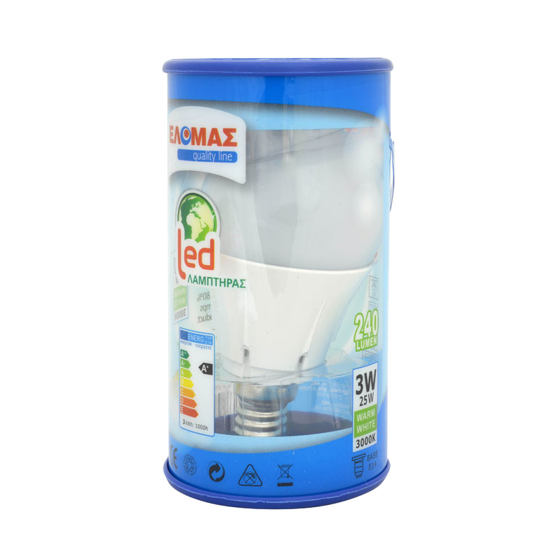 ΕΛΟΜΑΣ Λαμπτήρας Led 3W E14