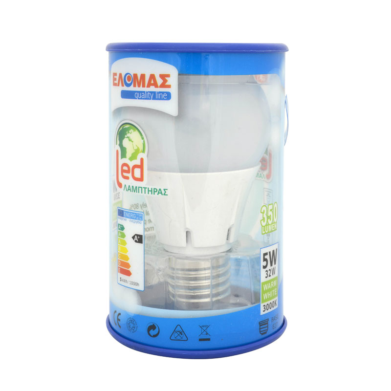 ΕΛΟΜΑΣ Λαμπτήρας Led 5W E27