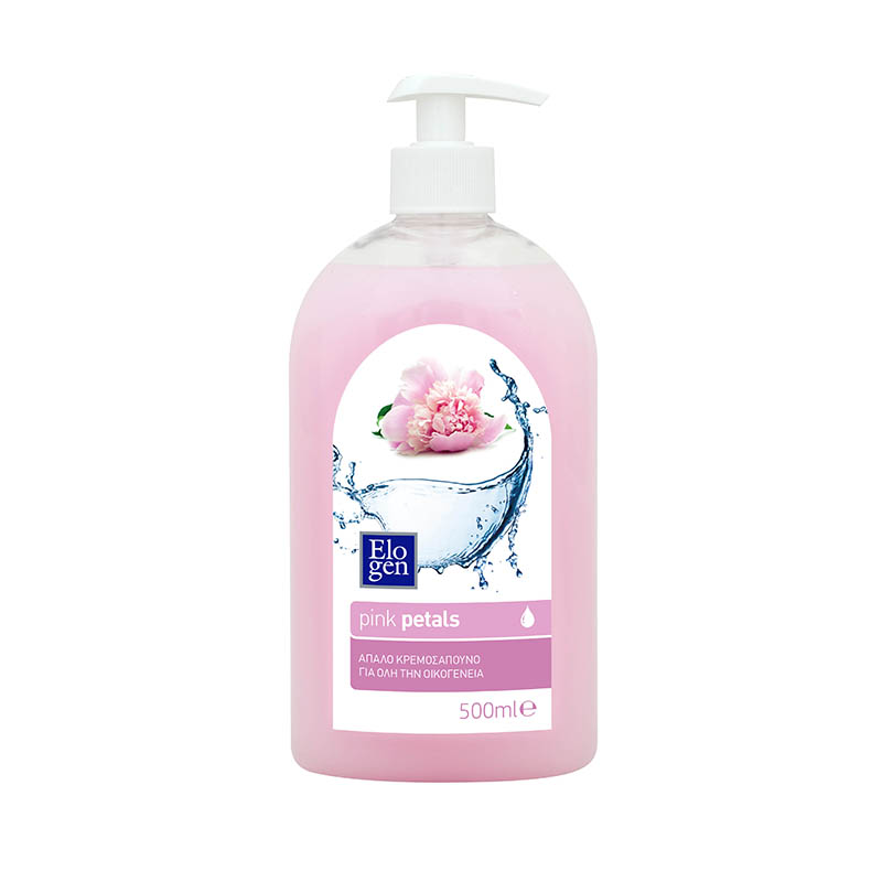 Elogen κρεμοσάπουνο pink petals 500ml