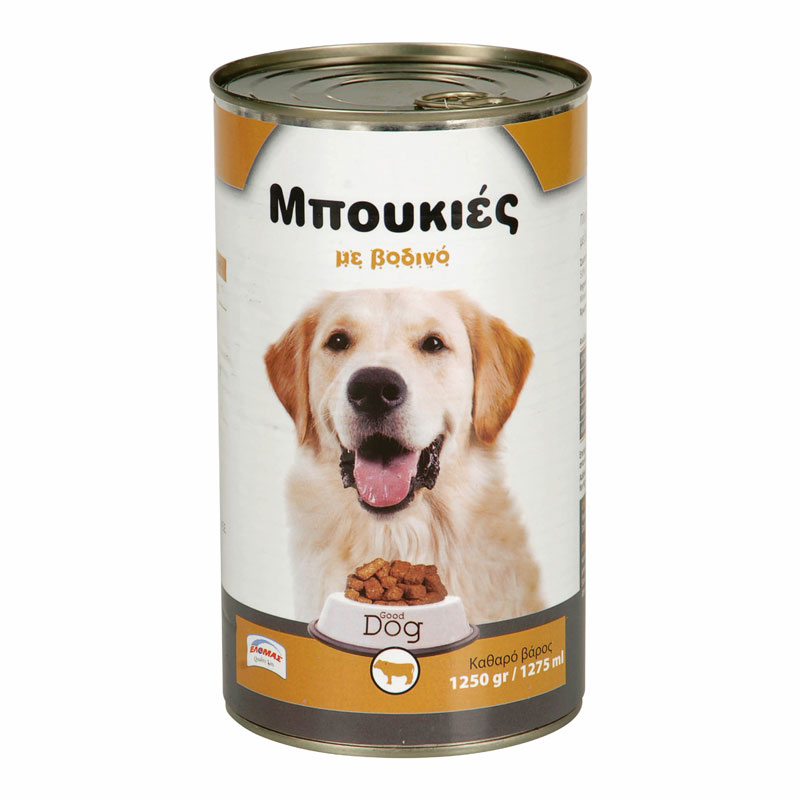 ΕΛΟΜΑΣ Σκυλοτροφή βοδινό 1250g