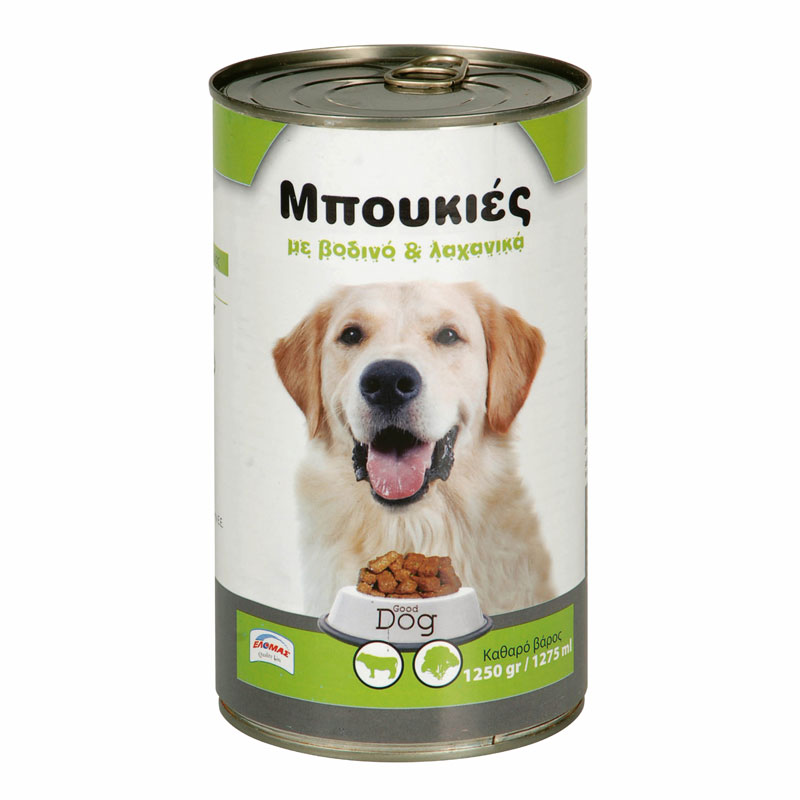 ΕΛΟΜΑΣ Σκυλοτροφή βοδινό-λαχανικά 1250g