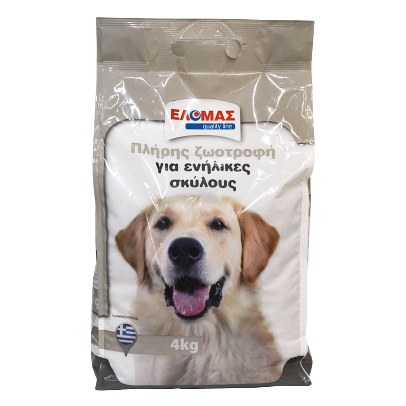 ΕΛΟΜΑΣ ξηρά τροφή σκύλου 4kg