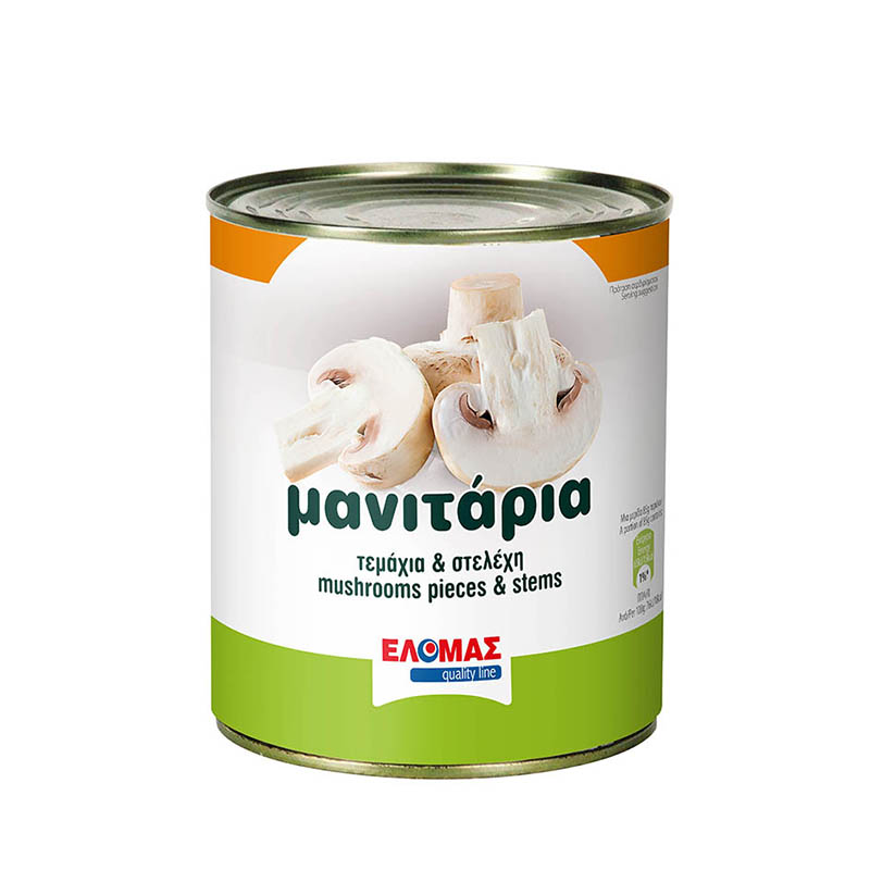 ΕΛΟΜΑΣ Μανιτάρια τεμάχια & στελέχη 800g