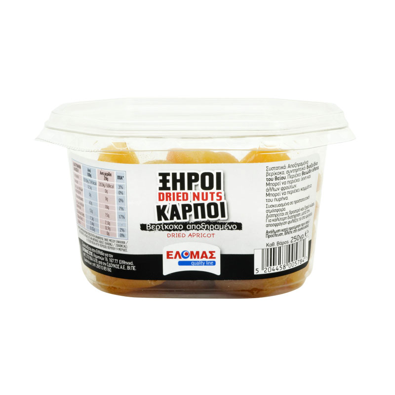 ΕΛΟΜΑΣ Βερίκοκο αποξηραμένο 250g