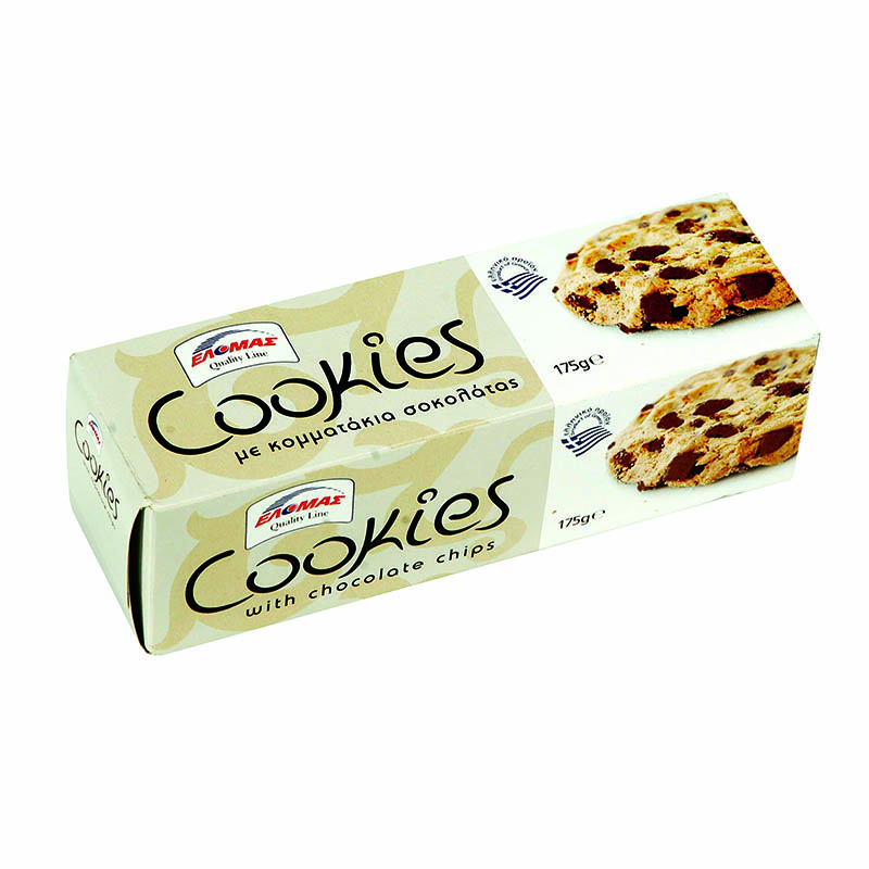 ΕΛΟΜΑΣ Cookies με κομματάκια σοκολάτας